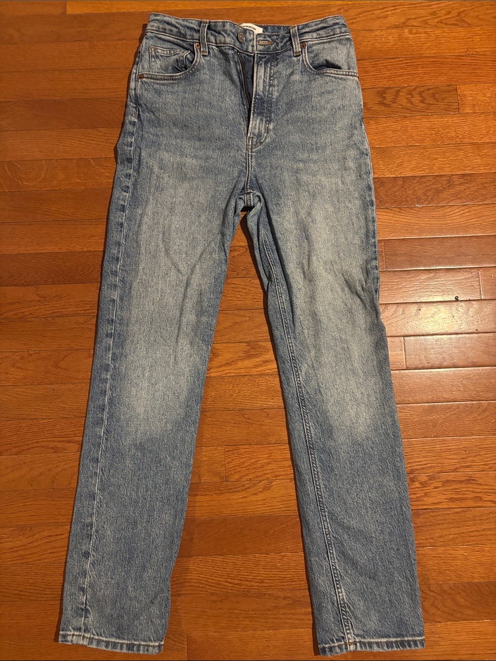 Reformation Liza ultra high rise straight jeans in malta